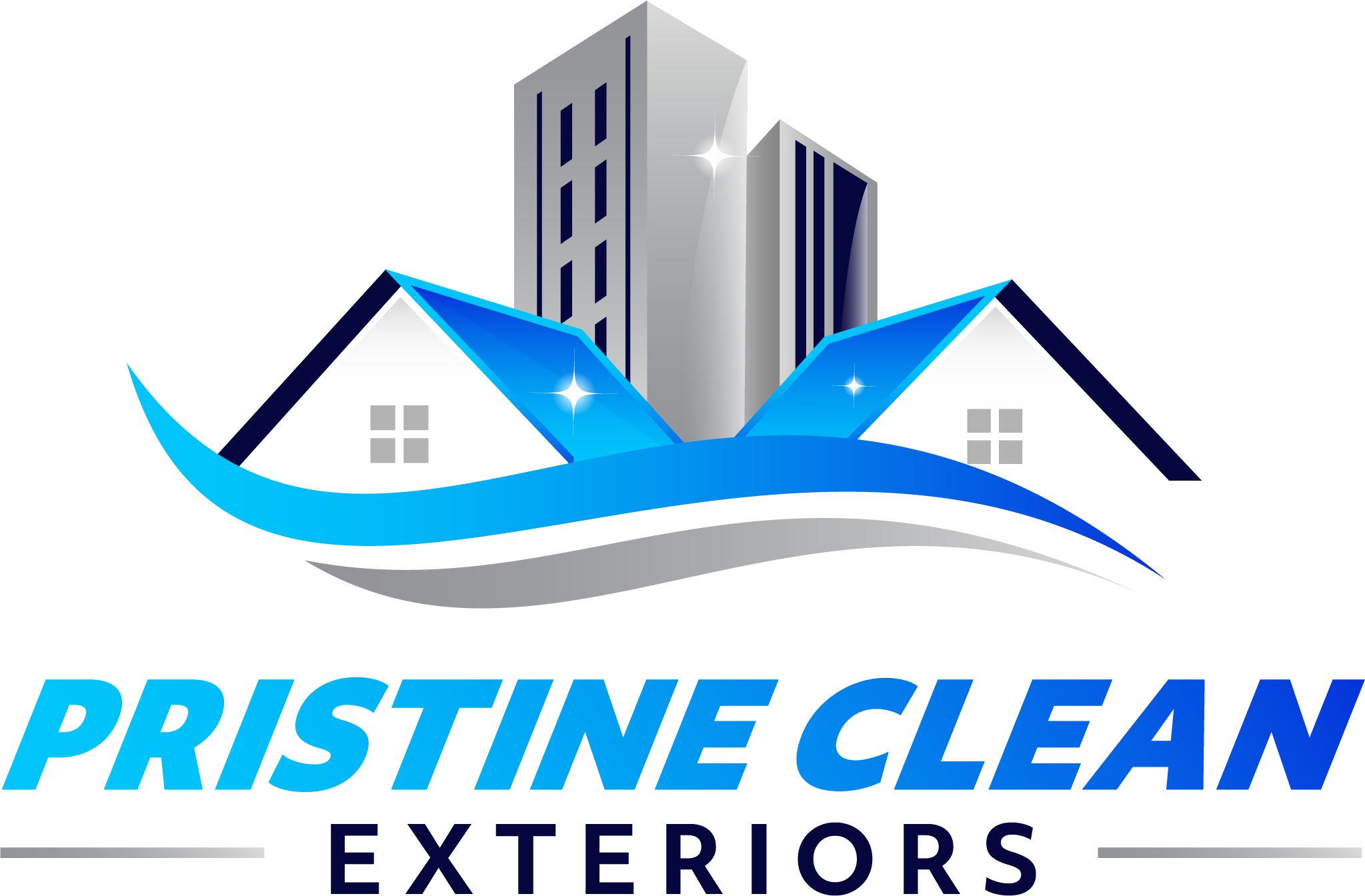 pristine clean exteriors logo